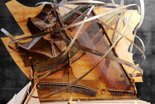 Piano di curve sonore  - opera collettiva di  Stefa, Federico Capitoni,  Edoardo Bellucci