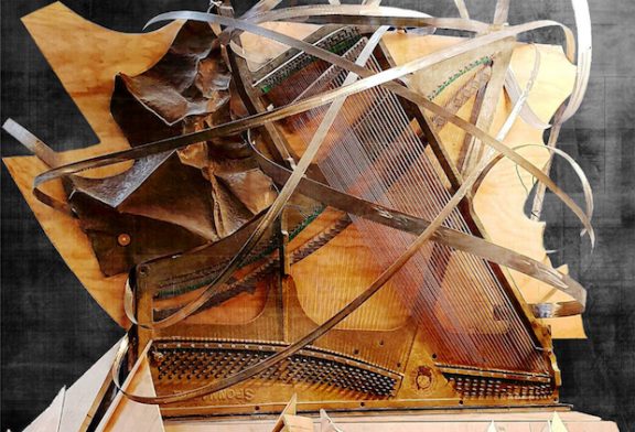 Piano di curve sonore  - opera collettiva di  Stefa, Federico Capitoni,  Edoardo Bellucci