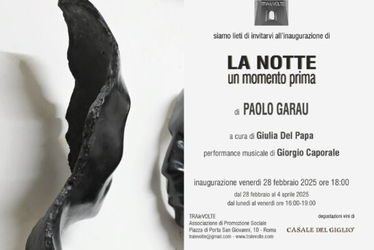 PAOLO GARAU. La notte un momento prima